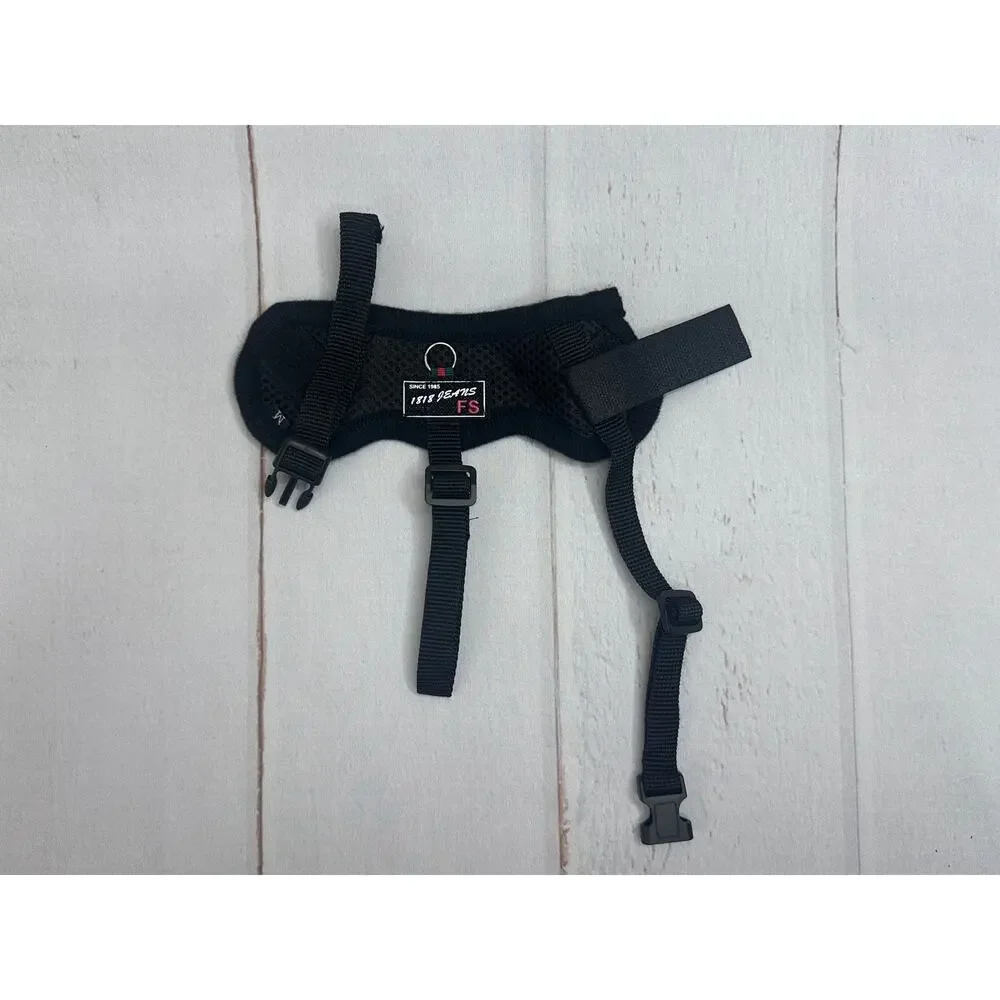 Adjustable Dog Muzzle Breathable Soft Humane Secure Fit‎ Black NEW